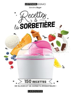 cover image of Recettes à la sorbetière